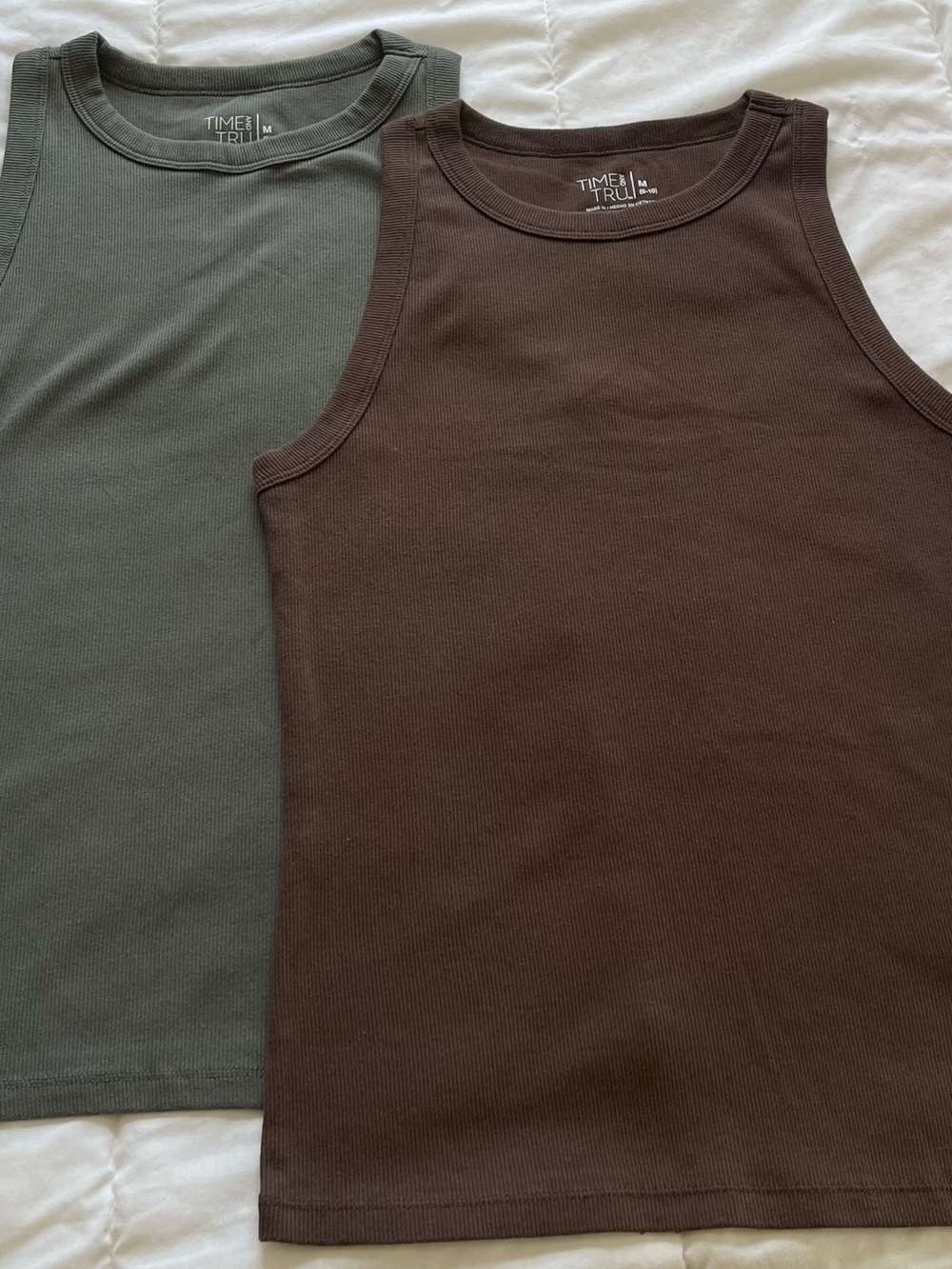 2 Piece Ribbed Tank Tops - Picture 2 of 3